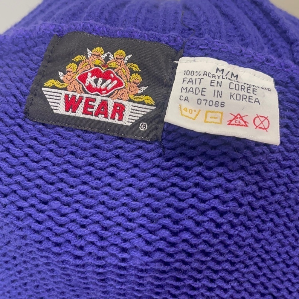 Vintage purple with patterns sweater | vintage woman’s sweater | vgt sweater - Picture 12 of 13